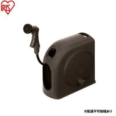 ふるさと納税 大河原町 フルカバーホースリール スリムHG ダークブラウン 15m アイリスオーヤマ