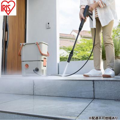 ふるさと納税 大河原町 タンク式高圧洗浄機 サンドベージュ アイリスオーヤマ