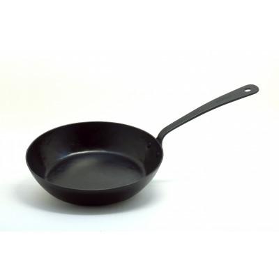 ふるさと納税 燕市 鍛冶屋 フラットフライパン ロゴ入り22cm