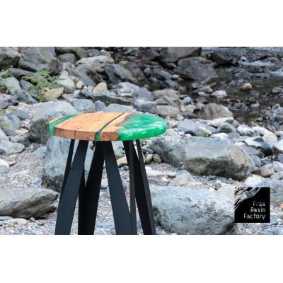 ふるさと納税 和歌山市 サイドテーブル(ウッドレジン)トチ