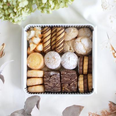 ふるさと納税 川西市 cafe muku クッキー缶[店内手作りクッキー詰め合わせ(グルテンフリー)]