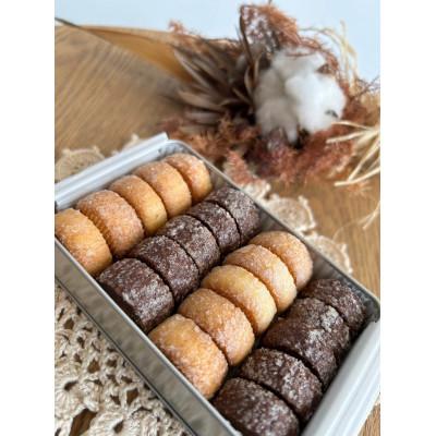 ふるさと納税 川西市 cafe muku のディアマンクッキー缶(プレーン・ショコラ)[グルテンフリー]