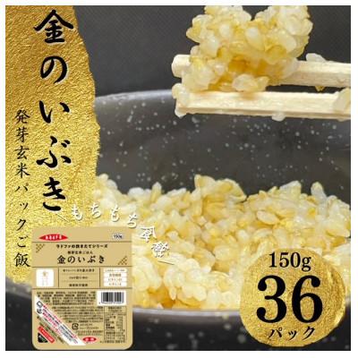 ふるさと納税 色麻町 【宮城県産玄米】金のいぶき　発芽玄米パックごはん(150g×12個)×3セット | 