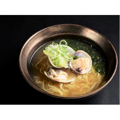 ふるさと納税 桑名市 はまぐりラーメン2個と三県産しじみエキスの贅沢なインスタント味噌汁20個入セット「053-0130」