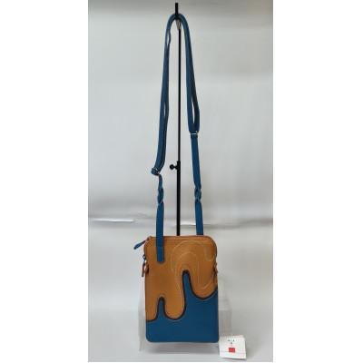 ふるさと納税 富士河口湖町 「鞄工房 香」レザーミニショルダーバッグ「海」
