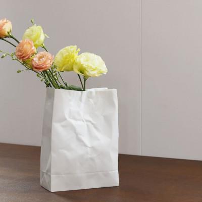 ふるさと納税 瀬戸市 [瀬戸焼]クリンクルスーパーバッグ#2 花器[セラミック・ジャパン]