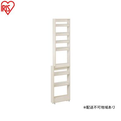 ふるさと納税 大河原町 キッチン隙間収納ラック KSR-H100 白 アイリスオーヤマ ハイタイプ