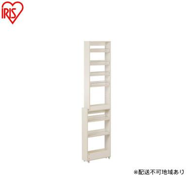 ふるさと納税 大河原町 キッチン隙間収納ラック KSR-H140 白 アイリスオーヤマ ハイタイプ