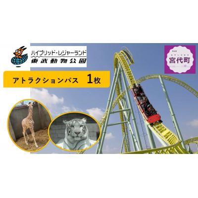 ふるさと納税 宮代町 東武動物公園「アトラクションパスセット」(1人分)