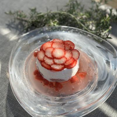 ふるさと納税 松江市 朝摘みイチゴのクレームダンジュ 4個