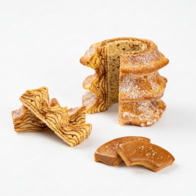 ふるさと納税 小樽市 [北海道お土産グランプリ金賞&amp;バウム博4位受賞]塩キャラメルバウムラスク &amp; 堅焼きバウム