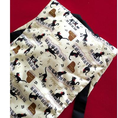 ふるさと納税 南木曽町 【なぎそねこ】婦人用1着(猫とピアノ) |  | 02