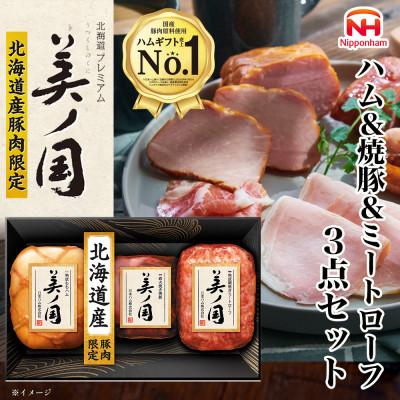 ふるさと納税 石井町 北海道プレミアム 美ノ国 詰め合わせ 3点 セット 国産 ギフトや歳暮にも 日本ハム 015-105