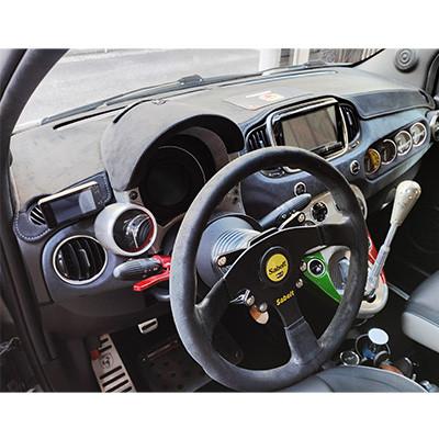 ふるさと納税 防府市 アバルト500-595用アルカンターラダッシュマット