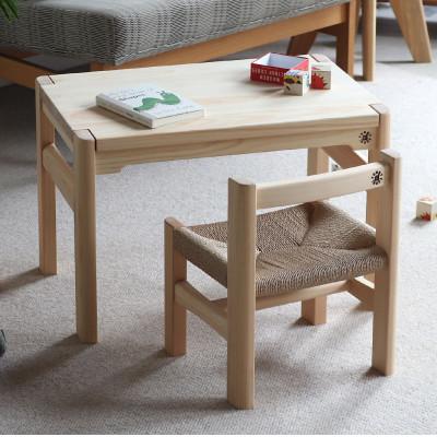 ふるさと納税 三木市 ファニファニの子供イスと机 sol&amp;will 天然無垢材 国産ヒノキ テーブルセット