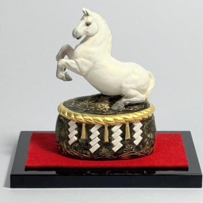 ふるさと納税 太宰府市 新年干支置物「午之神」伝統工芸士制作