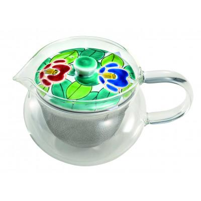 ふるさと納税 能美市 九谷焼 九谷和ポットNAGOMI POT・色絵椿