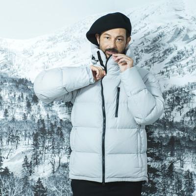 ふるさと納税 小樽市 北海道ダウン:RETAR NUY/レタールヌイ ダウンパーカー25 男女兼用 アイスグレー/XL