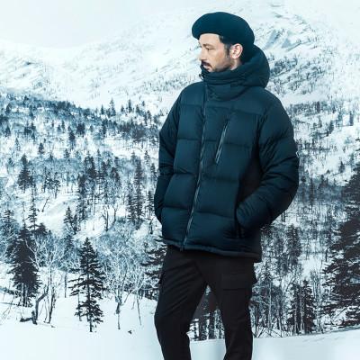 ふるさと納税 小樽市 北海道ダウン:RETAR NUY/レタールヌイ ダウンパーカー25 男女兼用 ブラック/XL