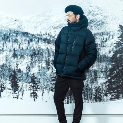 ふるさと納税 小樽市 北海道ダウン:RETAR NUY/レタールヌイ ダウンパーカー25 男女兼用 ブラック/2XL