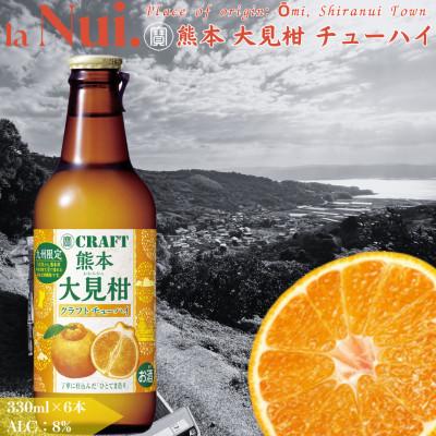 ふるさと納税 宇城市 九州限定!! 宇城市 不知火 熊本大見柑 チューハイ 330ml×6本[la Nui.]