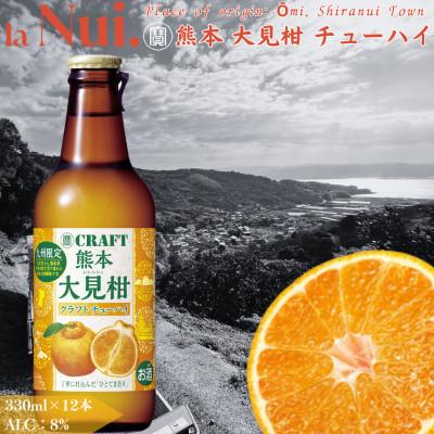 ふるさと納税 宇城市 九州限定!! 宇城市 不知火 熊本大見柑 チューハイ 330ml×12本[la Nui.]