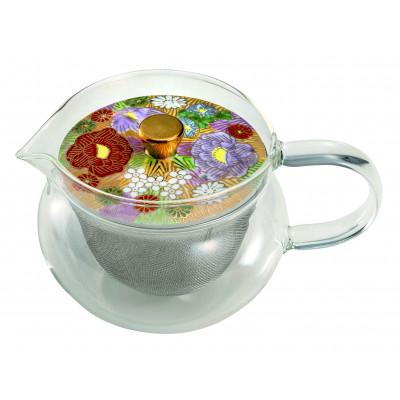 ふるさと納税 能美市 九谷焼 九谷和ポットNAGOMI POT・金花詰 赤