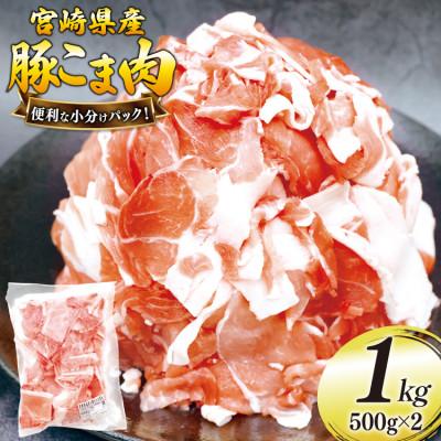 ふるさと納税 美郷町 宮崎県産豚肉小間切れセット計1000g(美郷町)