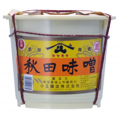 ふるさと納税 潟上市 特撰味噌なまはげ(こし)4kg ポリ樽入