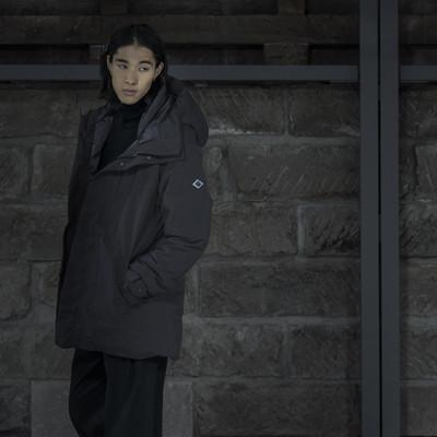 ふるさと納税 小樽市 北海道ダウン:RETAR NUY NITAY ダウンコート25 男女兼用 ブラック/2XLサイズ