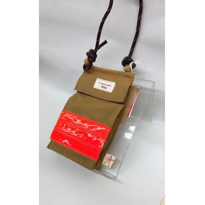 ふるさと納税 高梁市 高梁市消防本部 消防服リメイク ポシェット