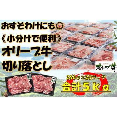 ふるさと納税 高松市 [小分け]オリーブ牛 切り落とし5000g