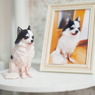 ふるさと納税 中野区 思い出のペット写真から作る3Dフィギュア 長辺15cm