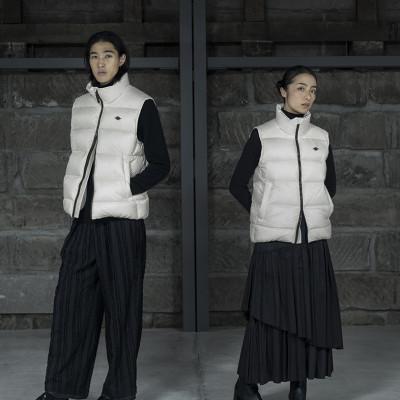 ふるさと納税 小樽市 北海道ダウン:RETAR NUY/ESON ダウンベスト25 男女兼用 ホワイト/XLサイズ