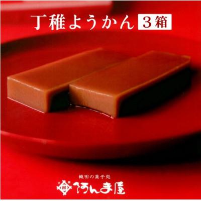 ふるさと納税 越前町 水ようかん「阿んま屋の丁稚羊羹」一枚流し 約250g × 3箱(計750g)