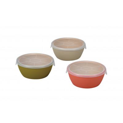 ふるさと納税 加賀市 アースカラー ラップフリーボウル3P 17070