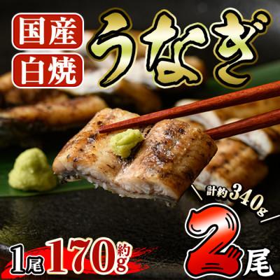 ふるさと納税 門川町 国産うなぎ白焼(約170g×2尾)