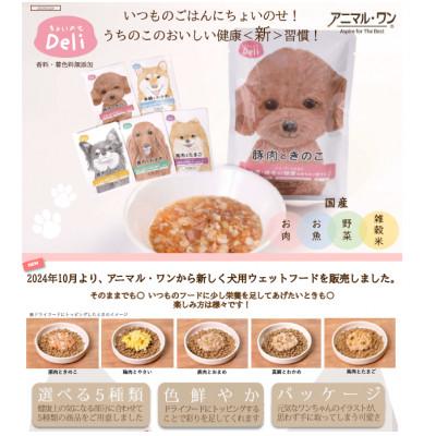 ふるさと納税 玉名市 [ふるさと納税]ちょいのせDeli 5種×各2袋セット[犬用フード](玉名市)