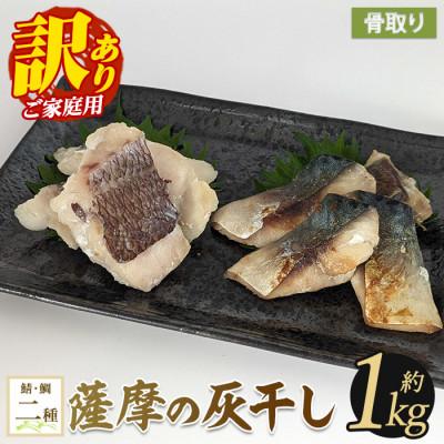 ふるさと納税 指宿市 [訳あり・家庭用]薩摩の灰干し 鯖・真鯛セット 計1.05kg(010-1995)