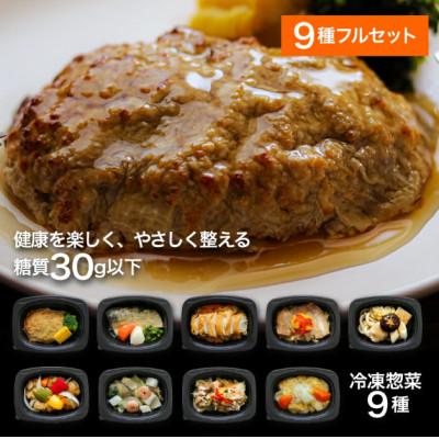 ふるさと納税 尼崎市 [冷凍惣菜]げんき惣菜simpleセット(全9種) /手作り・管理栄養士監修・糖質30g以下