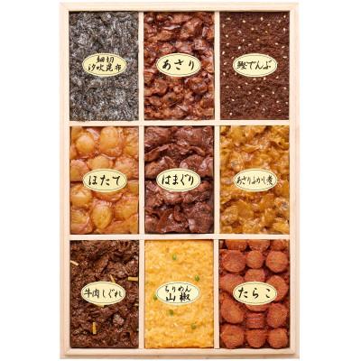 ふるさと納税 大田区 つくだ煮9種印籠箱詰合せ