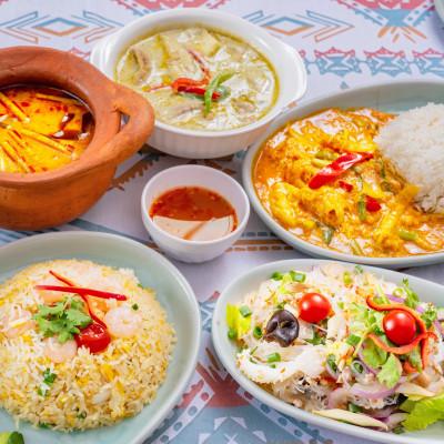 ふるさと納税 大田区 [本格タイ料理クルン・サイアムのスースーデリ]スタンダードタイ料理セット 6個