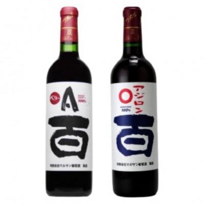 ふるさと納税 甲州市 マルサン葡萄酒 ベリーA 百 アジロン 百 計2本セット