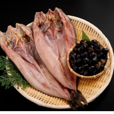 ふるさと納税 小清水町 開きほっけ一夜干し・網走湖産しじみセット