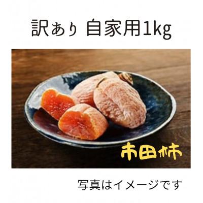 ふるさと納税 豊丘村 訳あり 自家用市田柿1kg 長野県 南信州産
