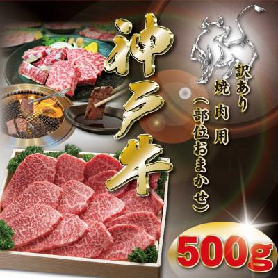 ふるさと納税 神河町 神戸牛 焼肉用 かた・もも 500g KKWY2 [2026年4月より順次発送]