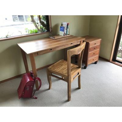 ふるさと納税 野々市市 つばきやの学習机W110×D60×H73cm ナチュラル