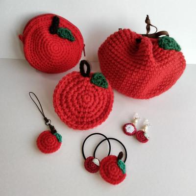 ふるさと納税 長和町 [りんご]アクセサリー&amp;小物詰め合わせセット