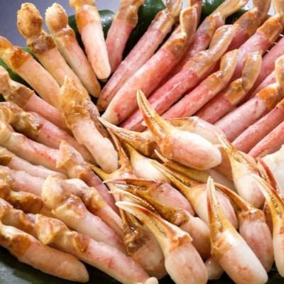 ふるさと納税 小清水町 生冷ずわい蟹のむき身セット(足・爪・爪下 各500g) 1.5kg