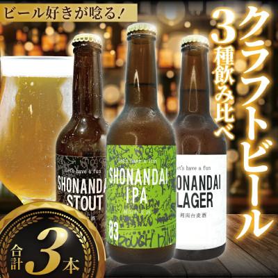 ふるさと納税 藤沢市 クラフトビール飲み比べ3種 ラガー スタウト IPA 330ml×各1本 計3本